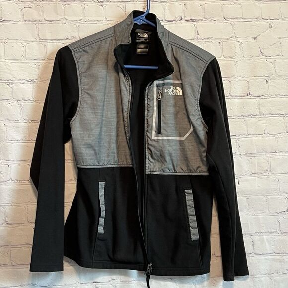 THE NORTH FACE Big Boys Peril Glacier Microfleece Track Jacket Size L - Picture 1 of 9